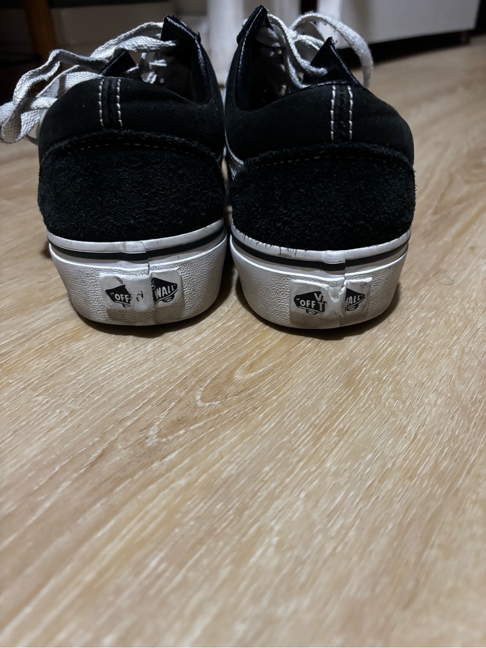 Vans Black and White Old Skool Sneakers - Picture 5 of 5
